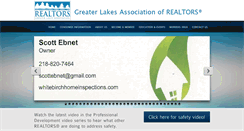 Desktop Screenshot of greaterlakesrealtors.com