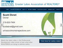 Tablet Screenshot of greaterlakesrealtors.com